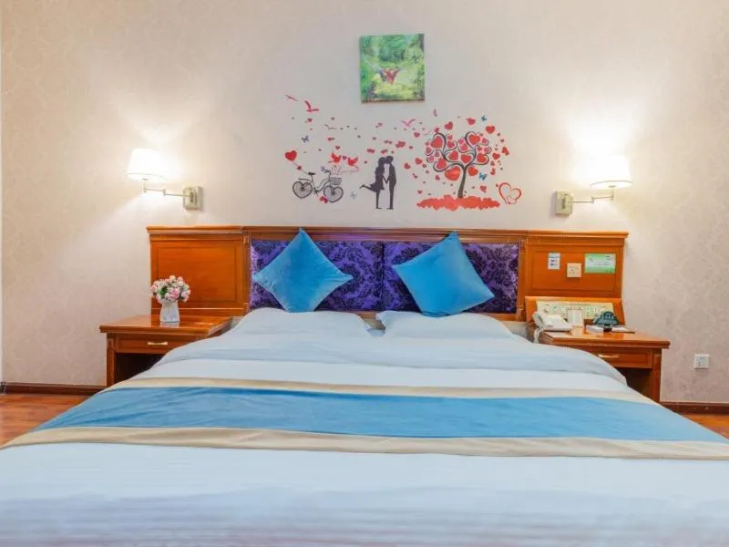 Bed in GreenTree Inn Nanning Xiuxiang Branch