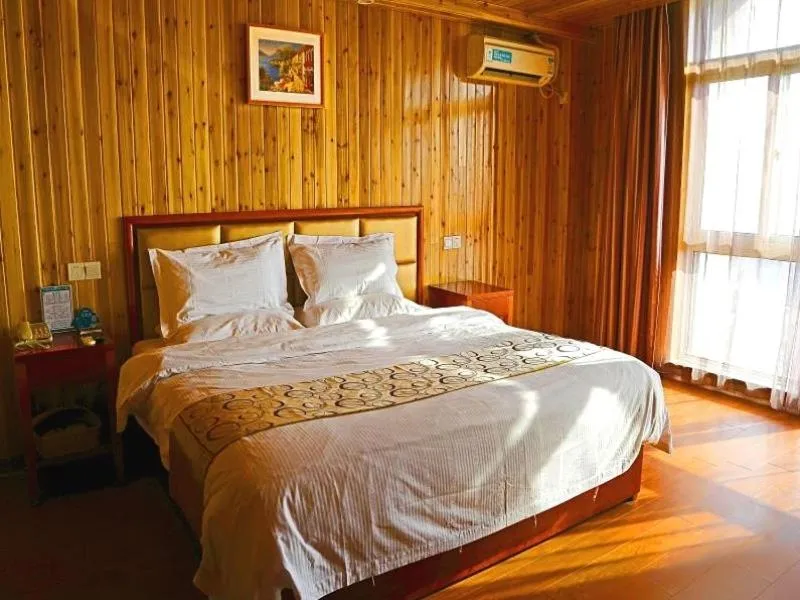 Bed in GreenTree Inn Jiangsu Nantong Development District Middle Road Business Hotel