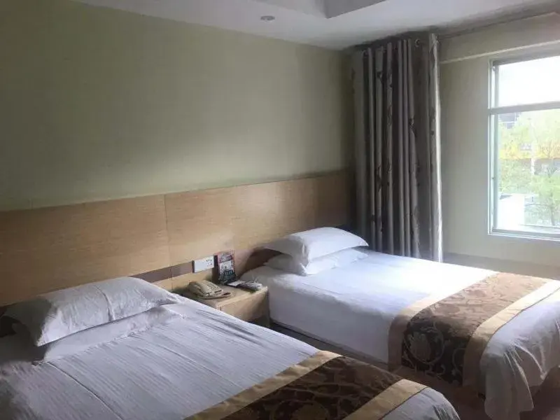 Bed in GreenTree Inn Jiangsu Nantong Haimen Bus Statian Shell Hotel Bed in GreenTree Inn Jiangsu Nantong Haimen Bus Statian Shell Hotel