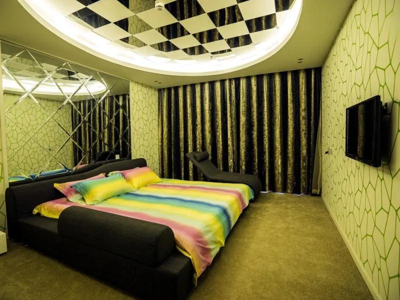 Bed in GreenTree Inn Jiangsu Nantong Haimen Sanchang North Wangjiang Road Business Hotel