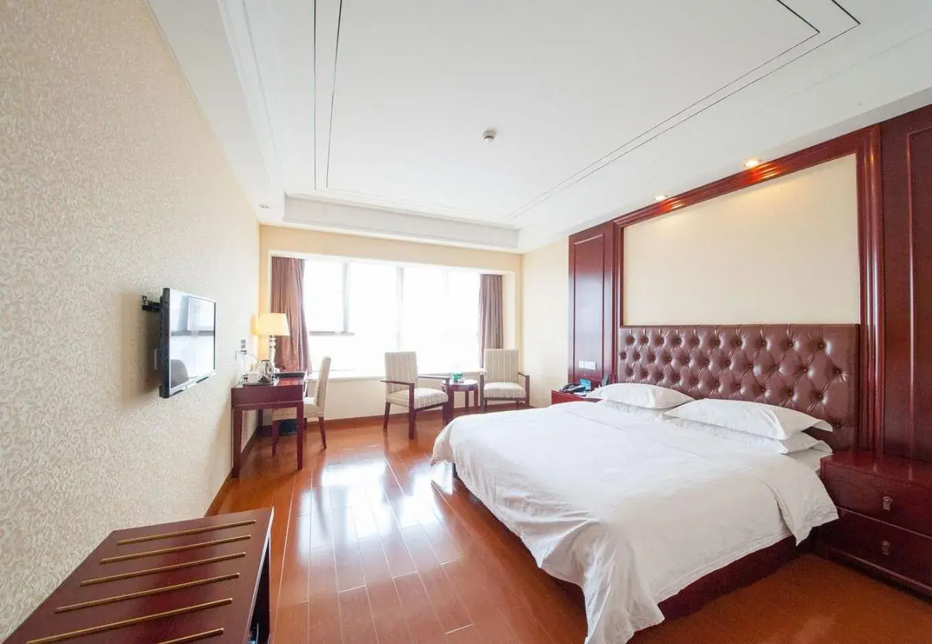 Bed in GreenTree Inn Jiangsu Nantong Haimen Sanchang North Wangjiang Road Business Hotel Bed in GreenTree Inn Jiangsu Nantong Haimen Sanchang North Wangjiang Road Business Hotel