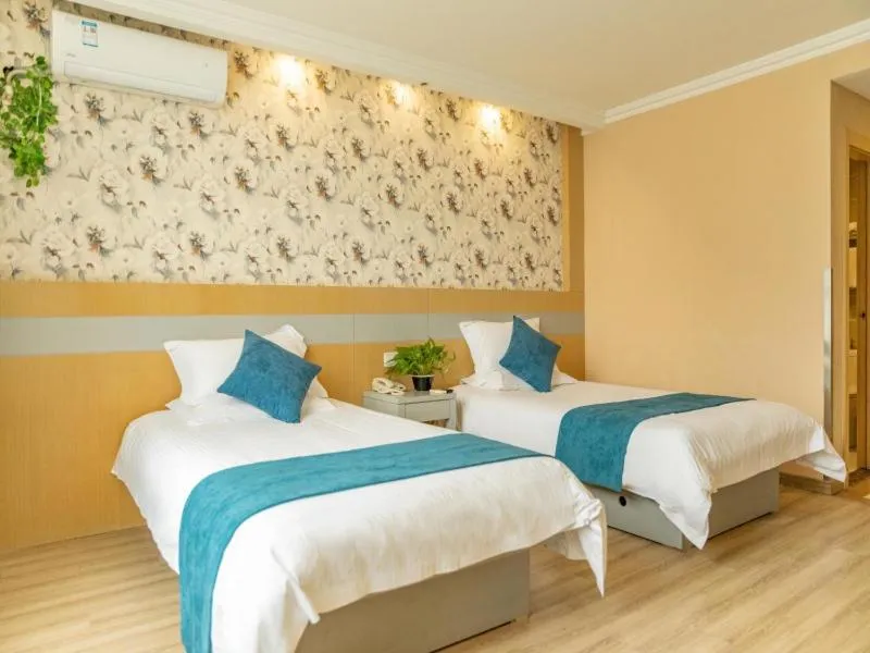 Bed in GreenTree Inn Rugao bus station