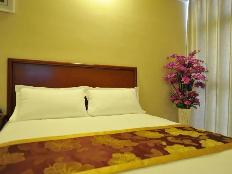 Bed in GreenTree Inn Jiangsu Yancheng Jianhu East Huiwen Road Columbus Square Business Hotel