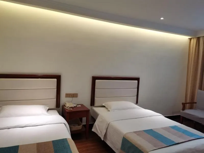 Bed in GreenTree Inn Jiangsu Xuzhou Yunlong District West Gate of Yunlong Public Park Express Hotel