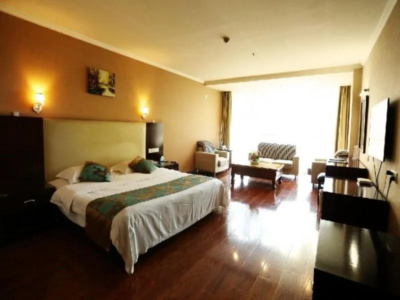 Bed in GreenTree Inn JiangSu LianYunGang Bus Station East JieFang Road Business Hotel