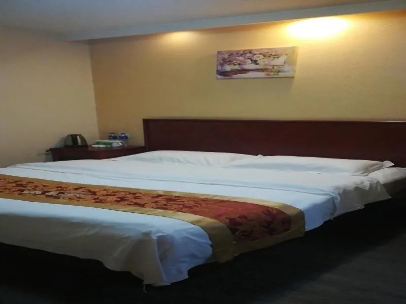 Bed in GreenTree Innn Jiangsu Changzhou Changhe Express Hotel
