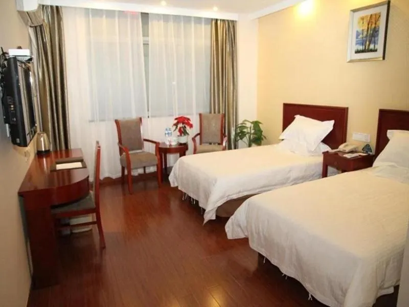 Bed in GreenTree Innn Jiangsu Changzhou Changhe Express Hotel
