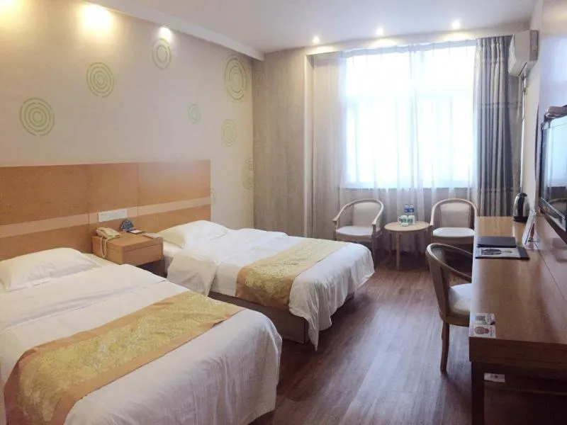 Bed in GreenTree Innn Jiangsu Changzhou Changhe Express Hotel