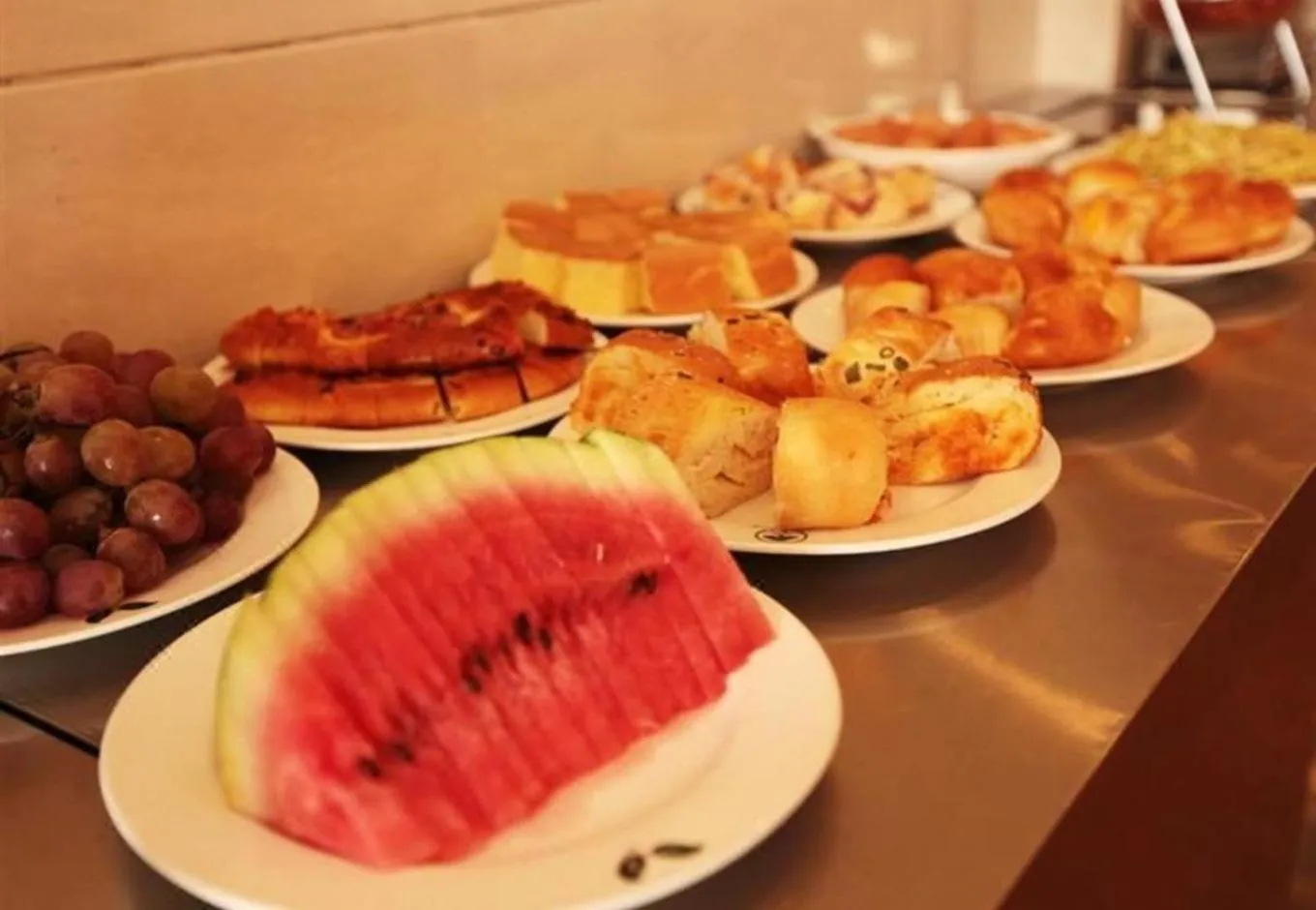 Buffet breakfast in GreenTree Inn Jiangsu Taizhou Jiangyan Bus Station Express Hotel