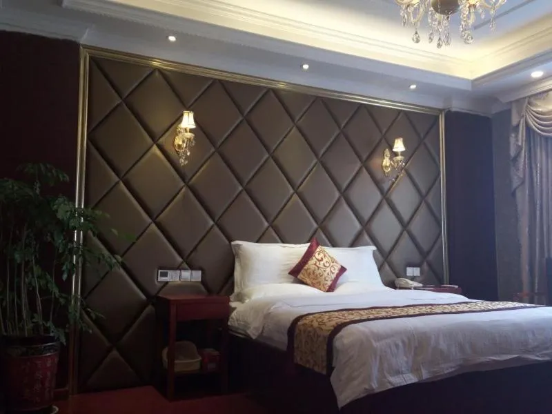 Bed in GreenTree Inn Jiangsu Suqian Xiangwang Guli South Xingfu Road Business Hotel