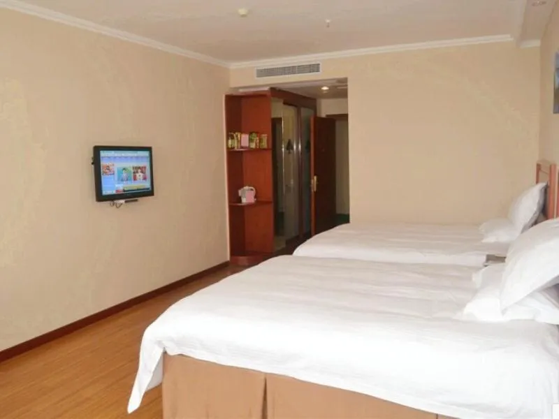 Bed in GreenTree Inn Jiangsu Suqian Siyang Bus Station Business Hotel