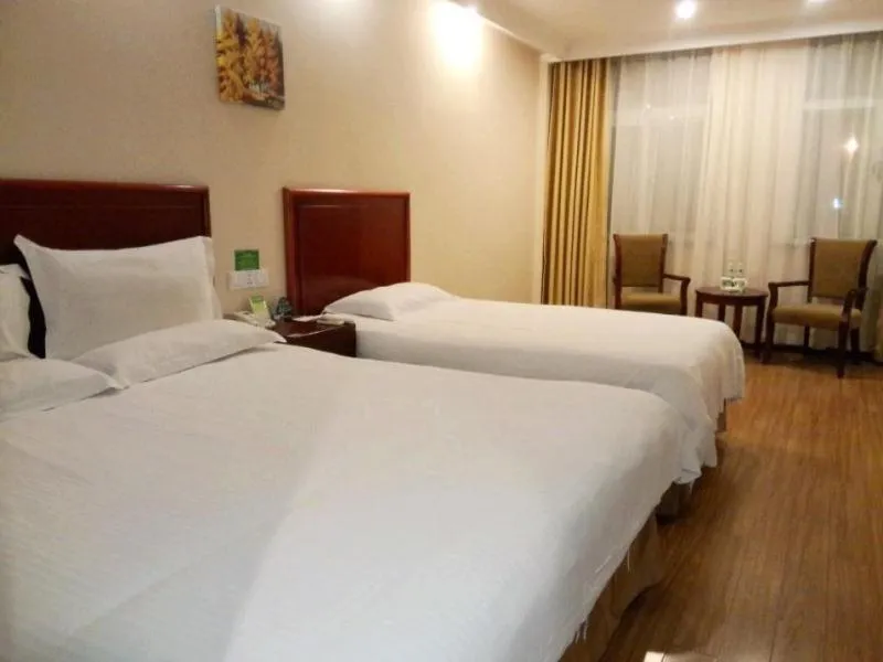Bed in GreenTree Inn Jiangsu Suqian Siyang Bus Station Business Hotel