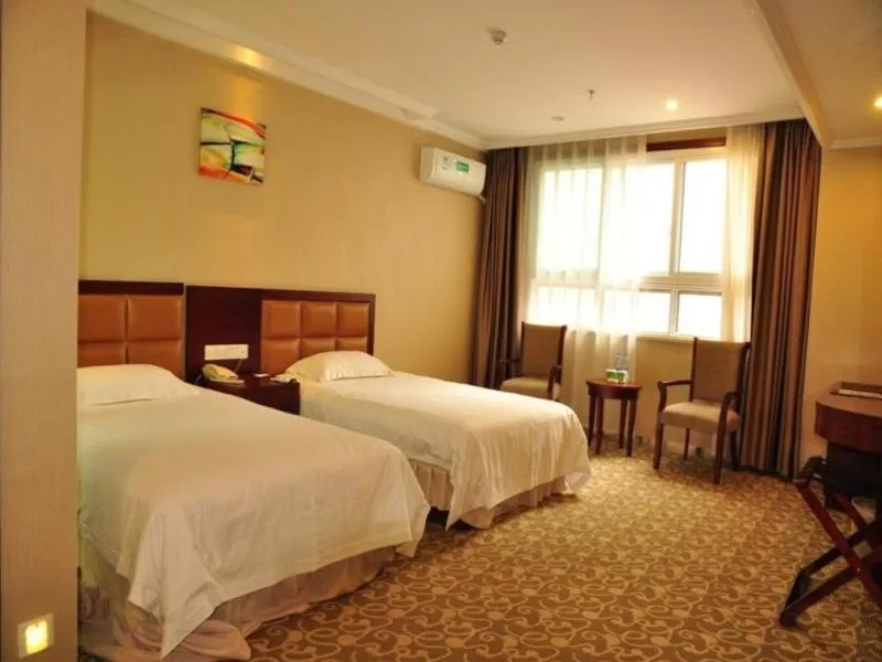 Bed in GreenTree Inn Anhui Hefei Tianehu Wanda Square Express Hotel