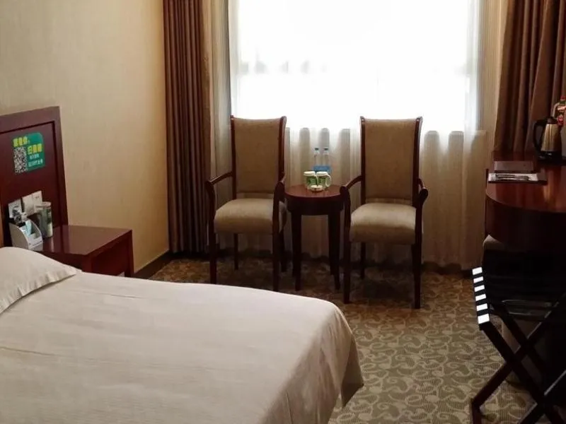 Bed in GreenTree Inn Anhui Hefei Tianehu Wanda Square Express Hotel