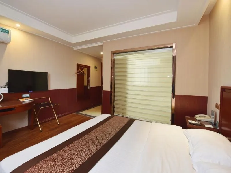 Bed in Greentree Inn Anhui Hefei Bianhe Road Yuanshangyuan Express Hotel