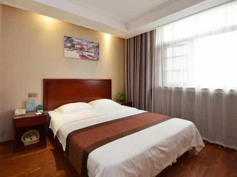 Bed in Greentree Inn Anhui Hefei Bianhe Road Yuanshangyuan Express Hotel