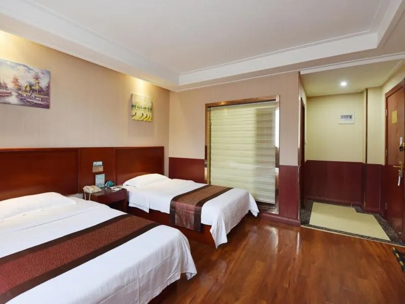 Bed in Greentree Inn Anhui Hefei Bianhe Road Yuanshangyuan Express Hotel