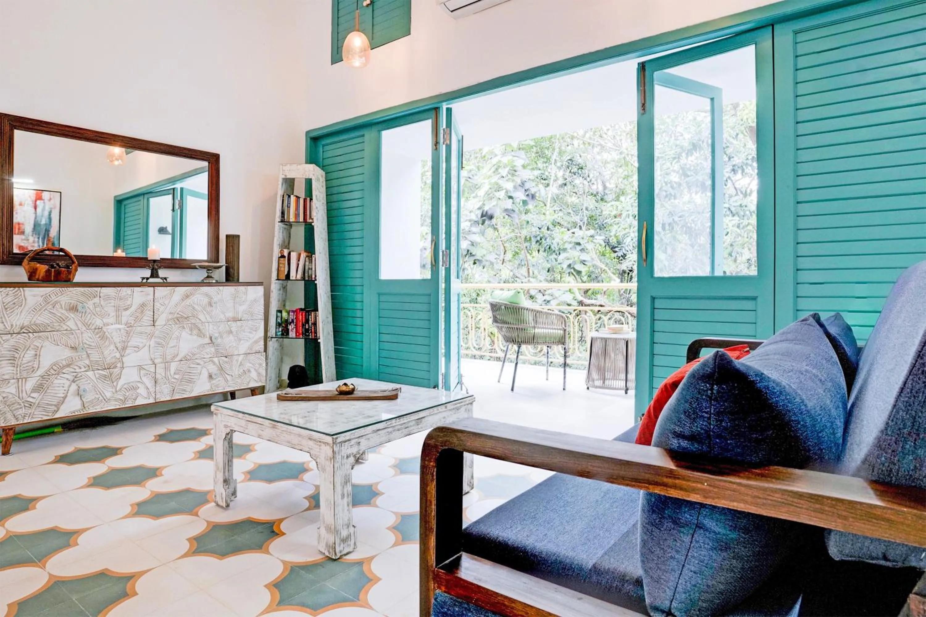 Lobby or reception in DanCenter Havana Villa Siolim | 3BHK | Pvt Pool | Goa