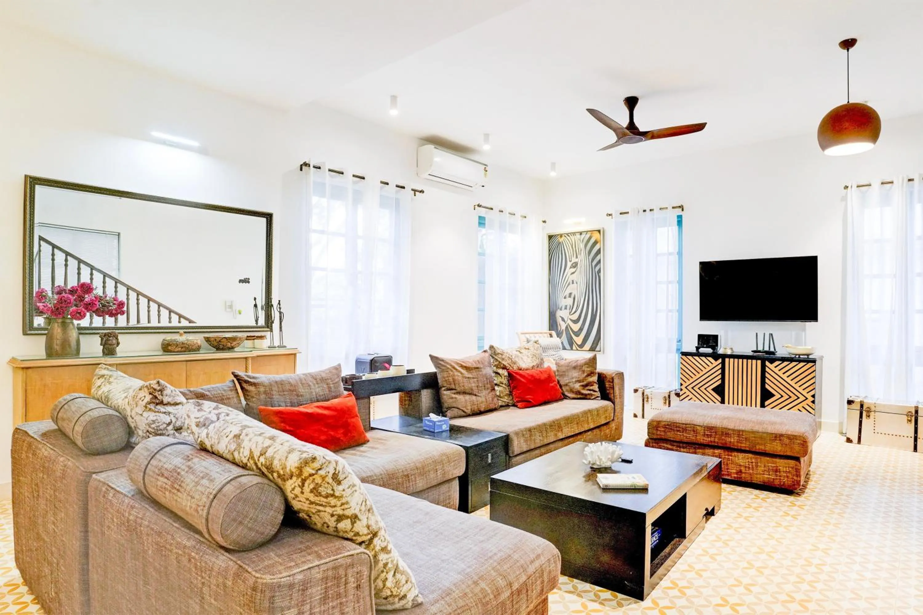 Bedroom in DanCenter Havana Villa Siolim | 3BHK | Pvt Pool | Goa