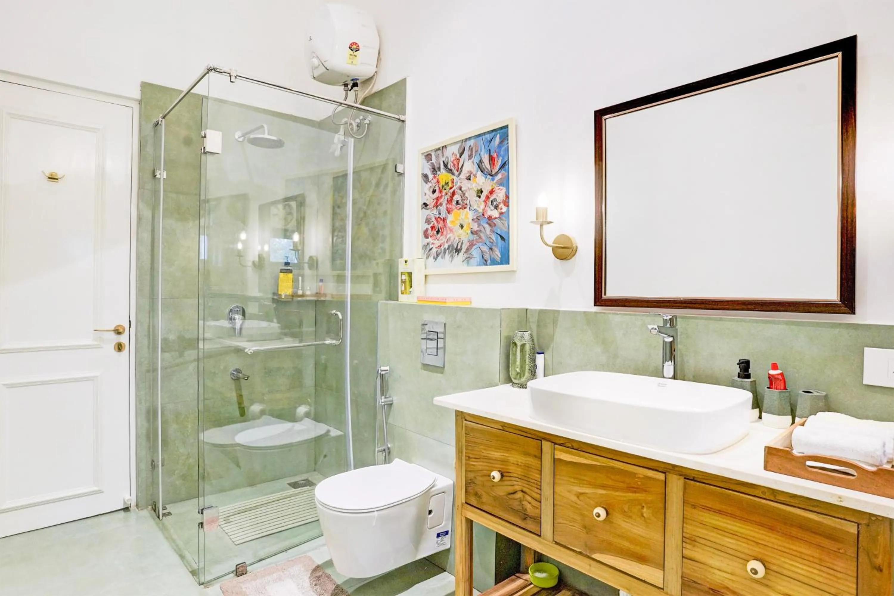 Bathroom in DanCenter Havana Villa Siolim | 3BHK | Pvt Pool | Goa