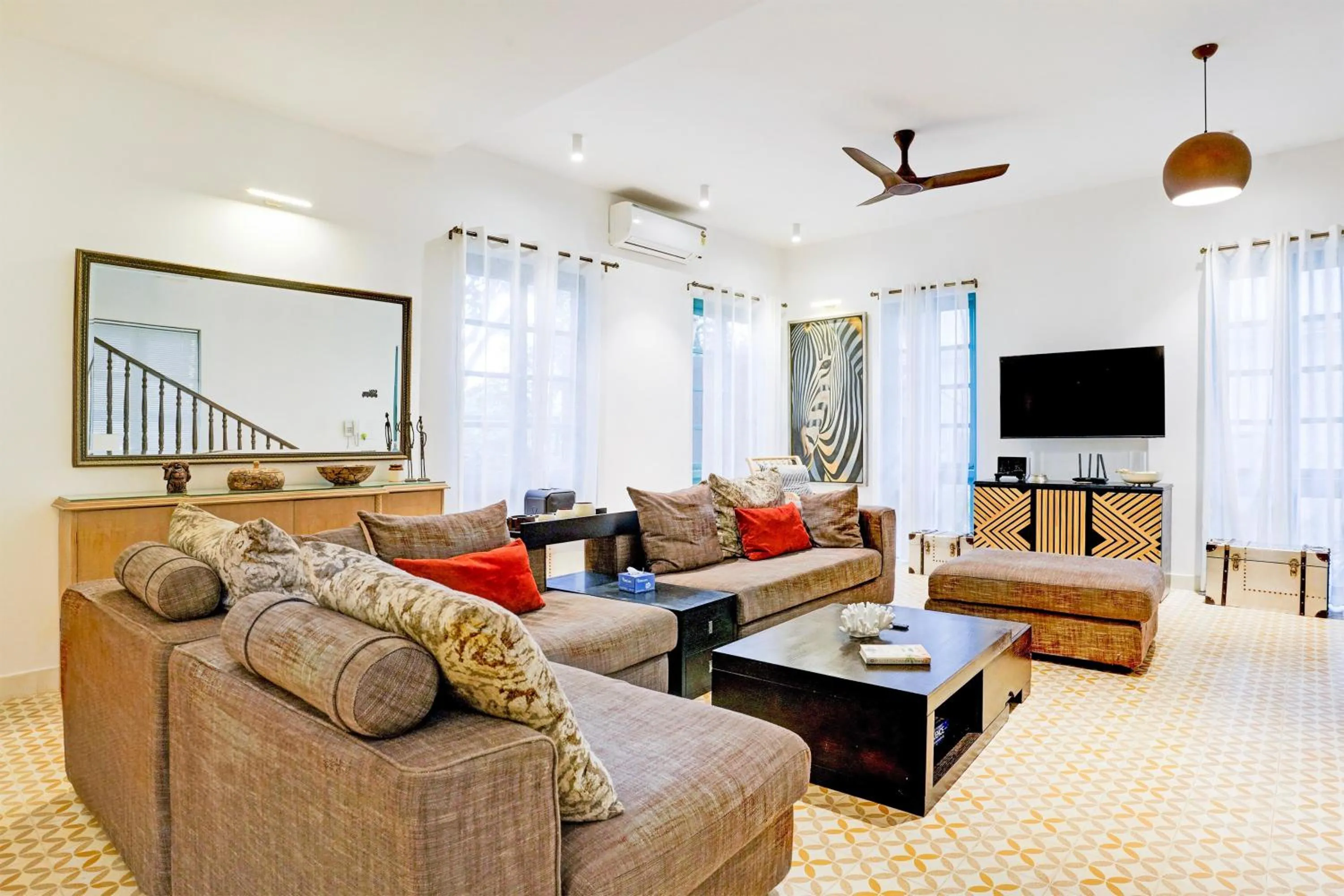 Bedroom in DanCenter Havana Villa Siolim | 3BHK | Pvt Pool | Goa