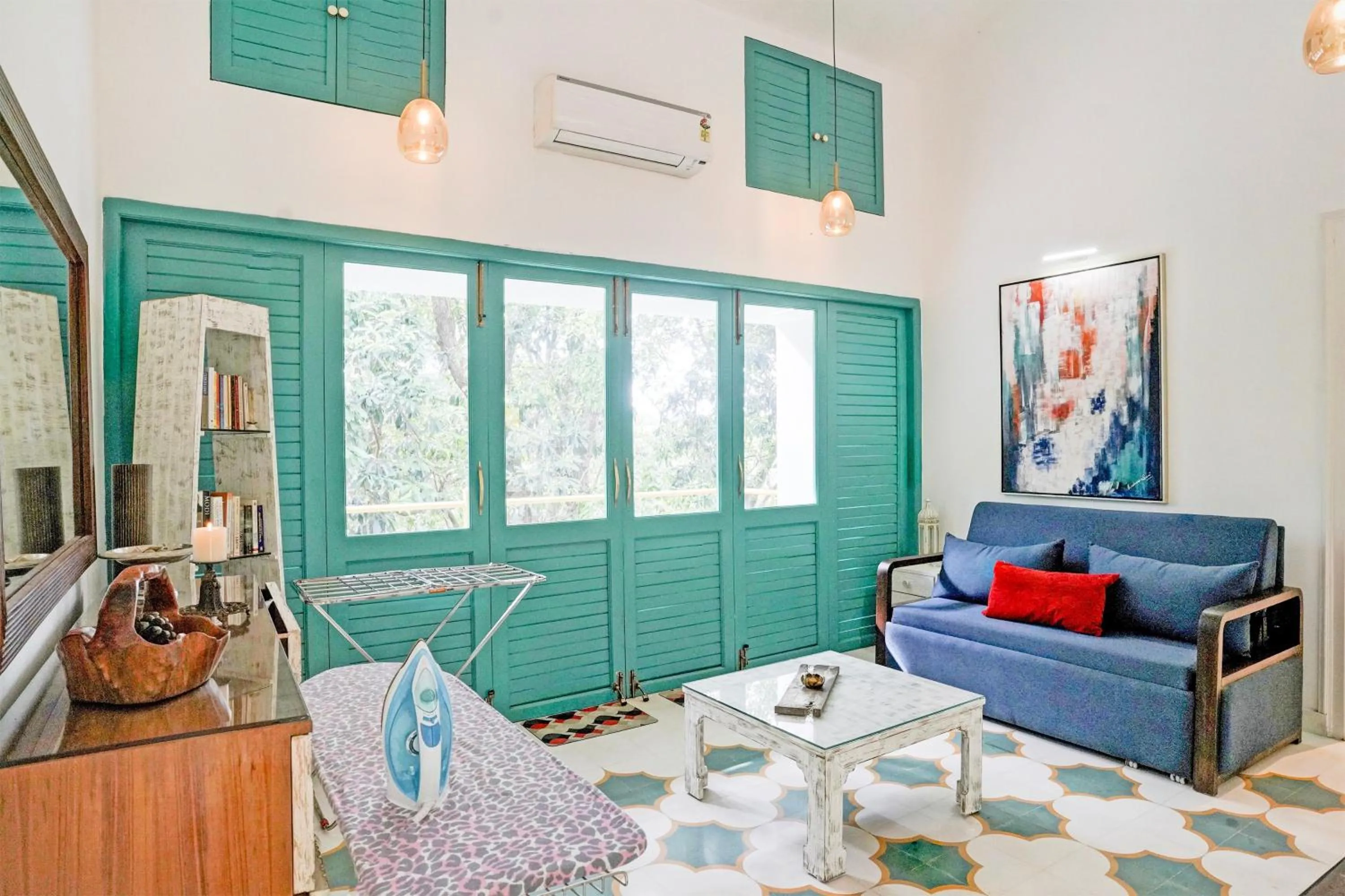 Lobby or reception in DanCenter Havana Villa Siolim | 3BHK | Pvt Pool | Goa