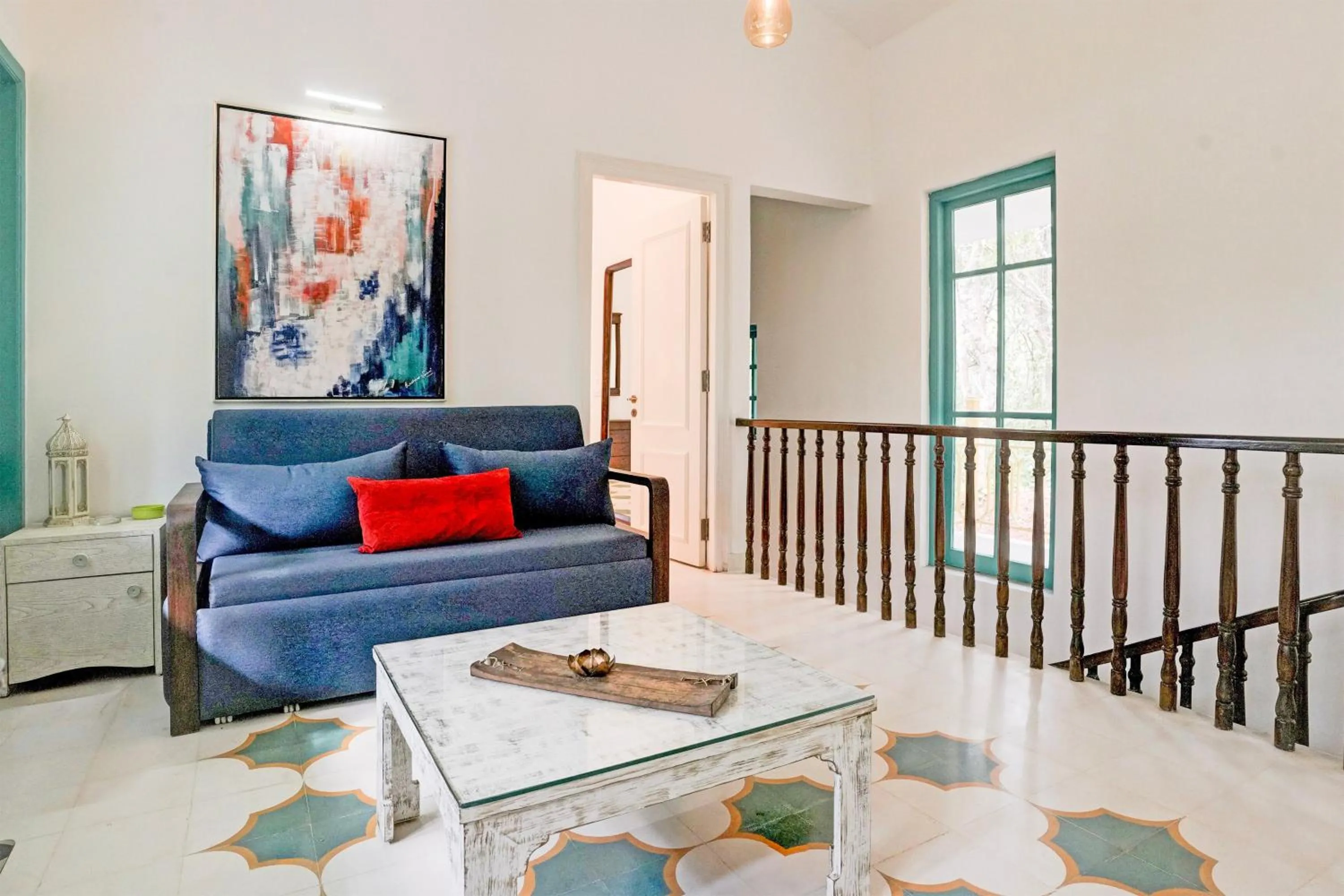 Lobby or reception in DanCenter Havana Villa Siolim | 3BHK | Pvt Pool | Goa
