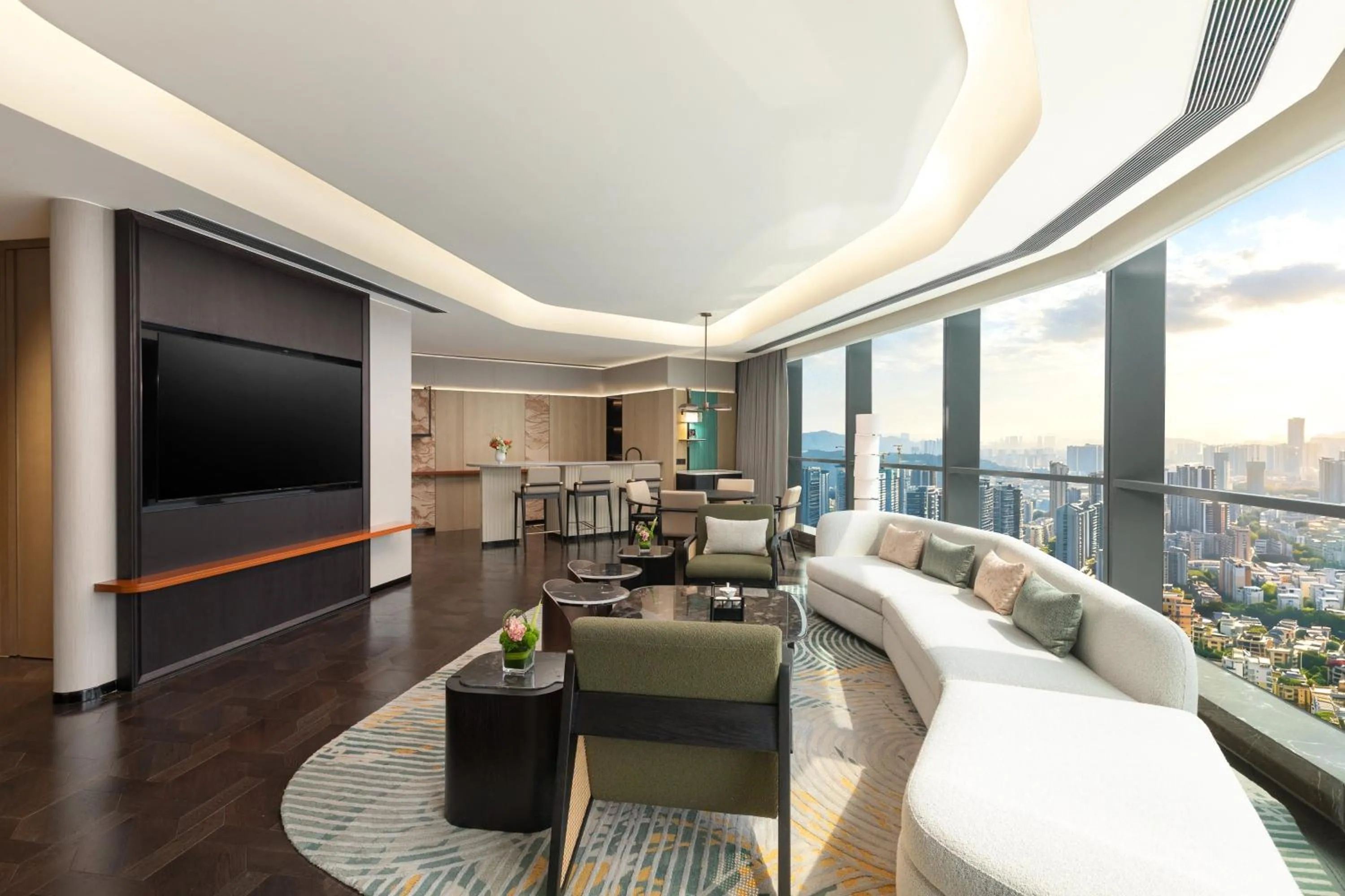Photo of the whole room in HUALUXE Zhongshan City Center
