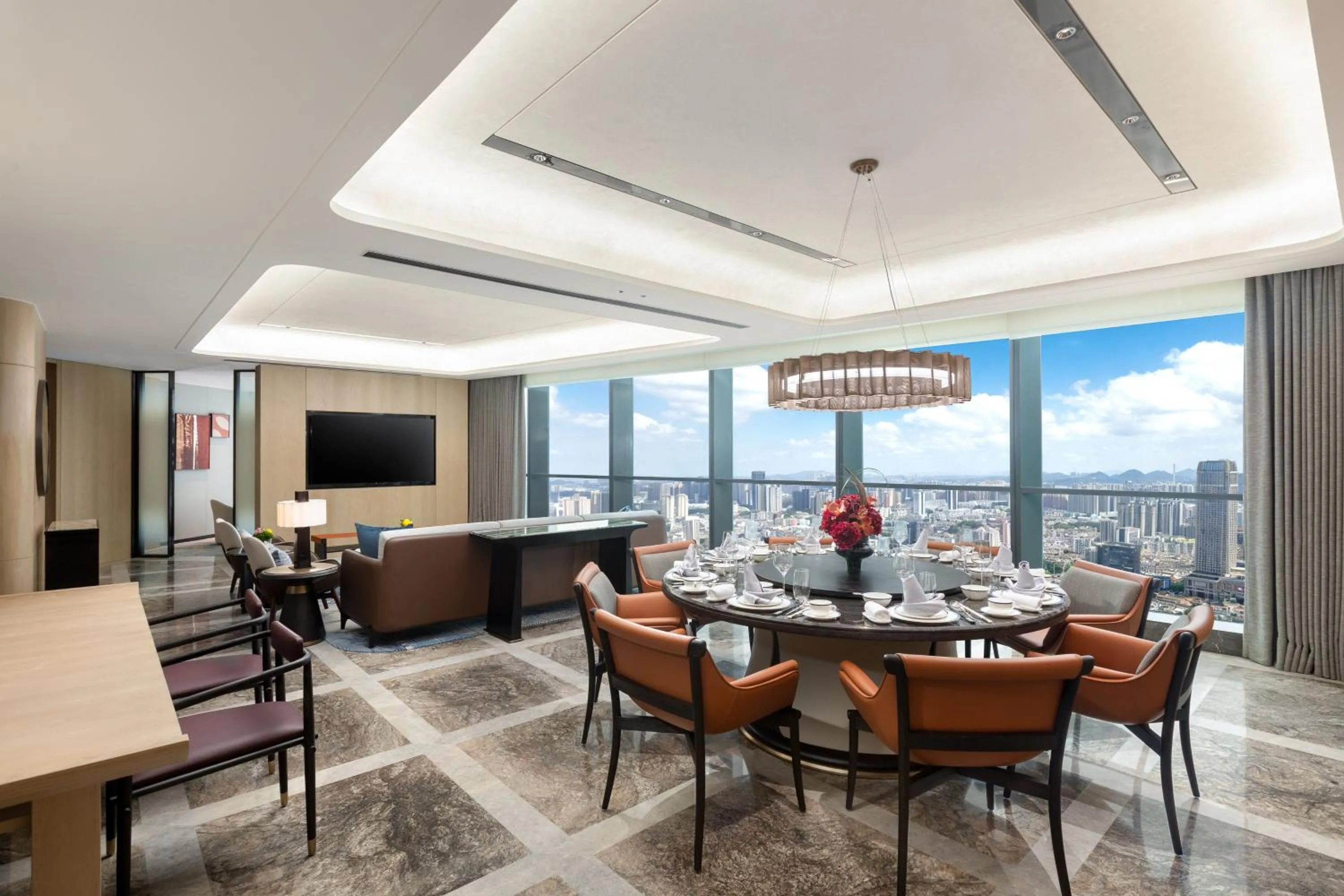 Living room in HUALUXE Zhongshan City Center