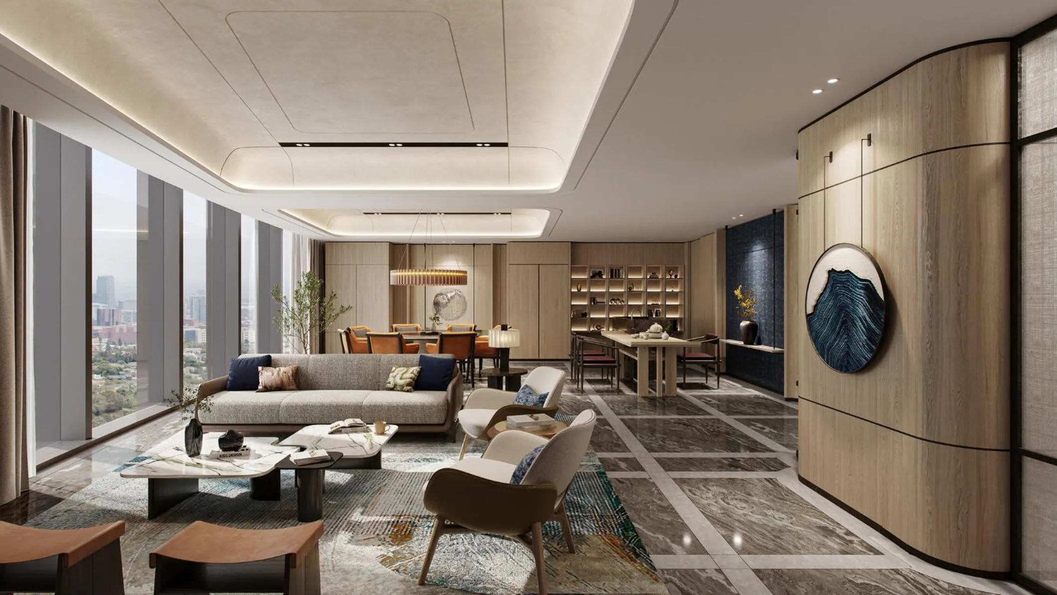 Photo of the whole room in HUALUXE Zhongshan City Center