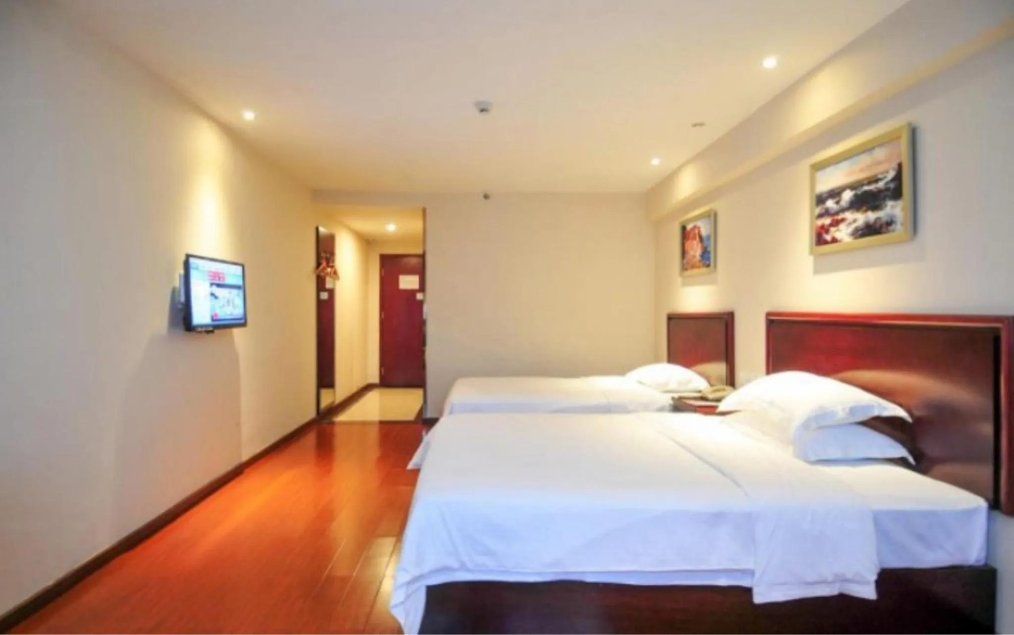 Bed in GreenTree Inn Hainan Haikou Haifu Road Provincial Government Express Hotel