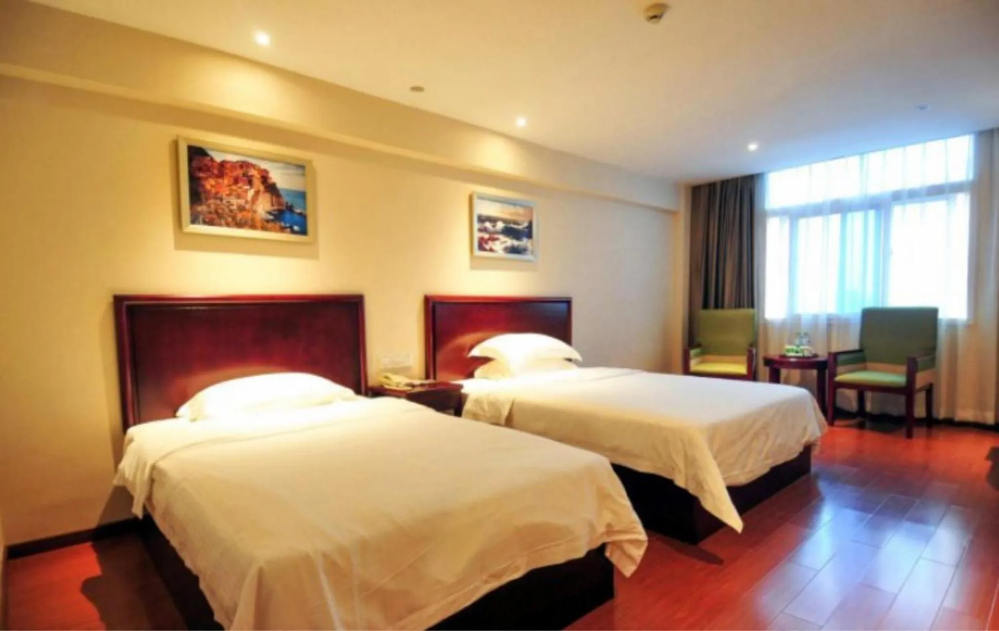 Bed in GreenTree Inn Hainan Haikou Haifu Road Provincial Government Express Hotel