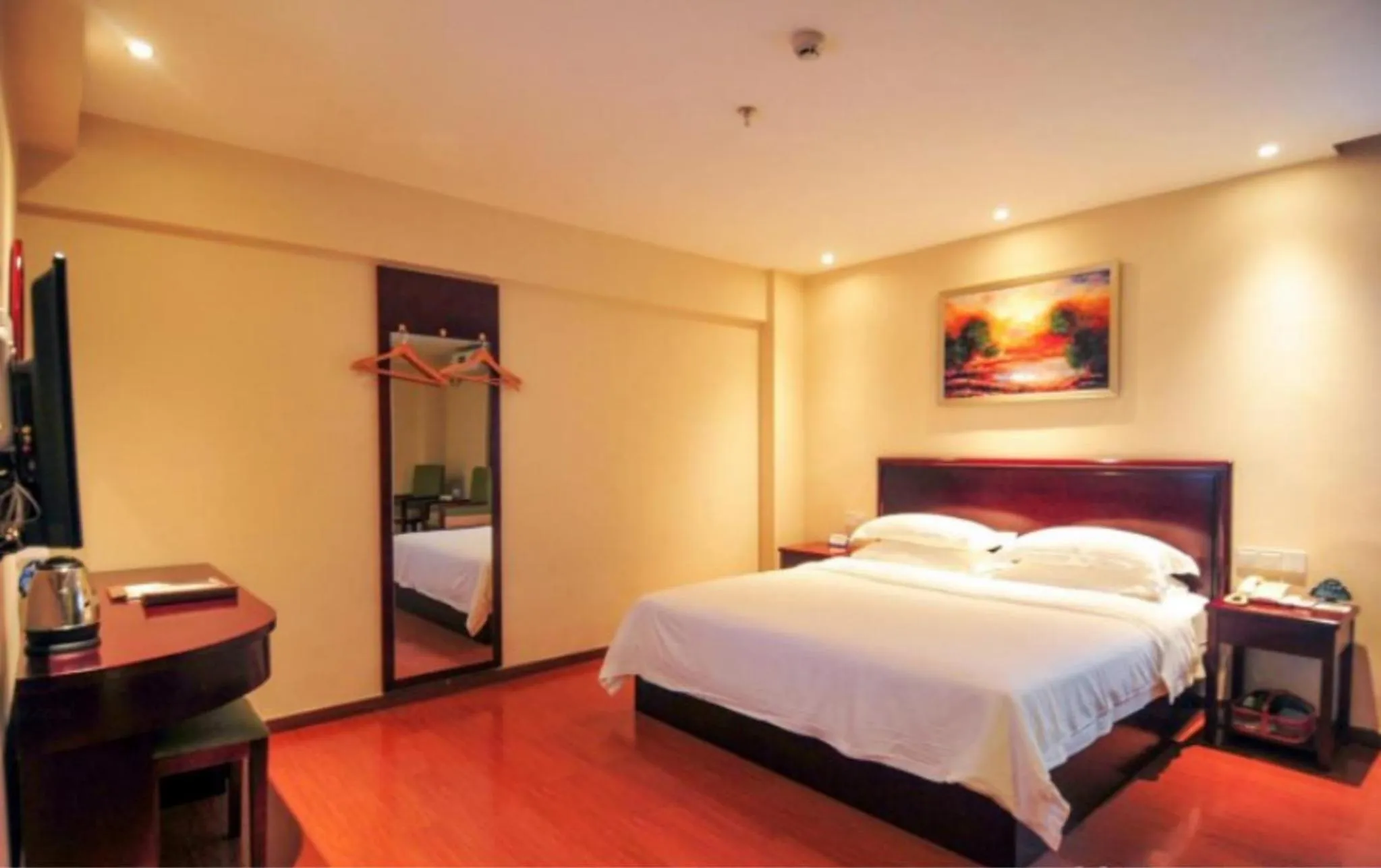 Bed in GreenTree Inn Hainan Haikou Haifu Road Provincial Government Express Hotel