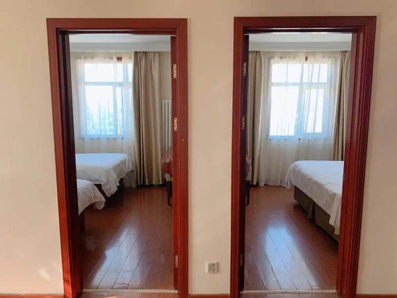 Bed in GreenTree Inn Beijing Beiqijia Litang Road Express Hotel