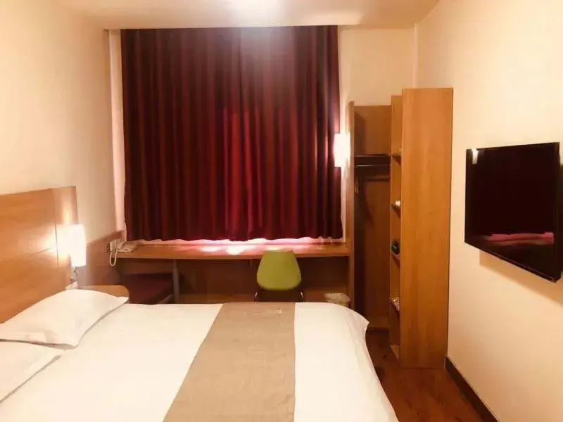 Bed in GreenTree Inn Tianjin Dagang Shihua Road Hotel Bed in GreenTree Inn Tianjin Dagang Shihua Road Hotel