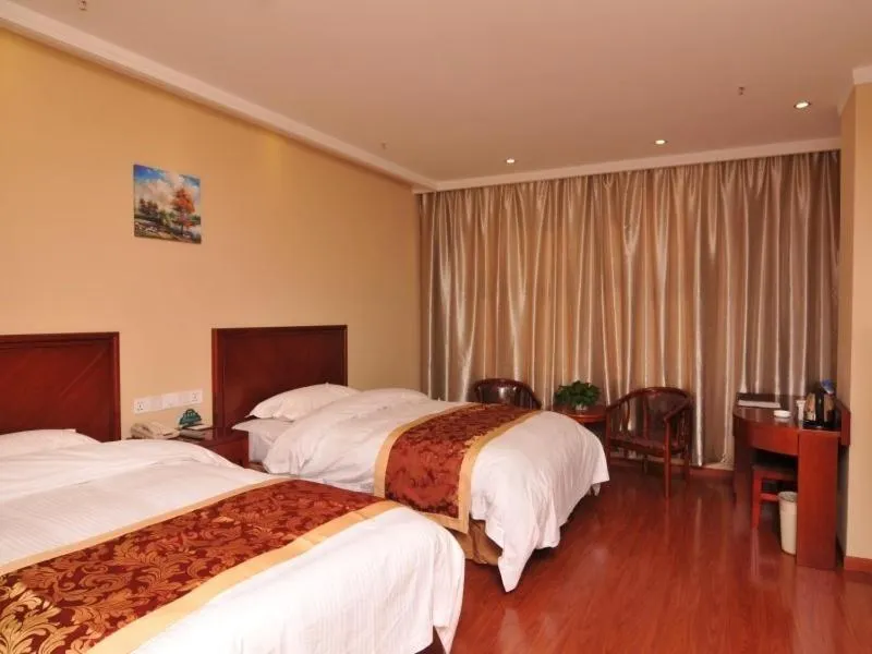 Bed in GreenTree Inn HeBei ZhangJiaKou WuYi East Street JianXing Express Hotel
