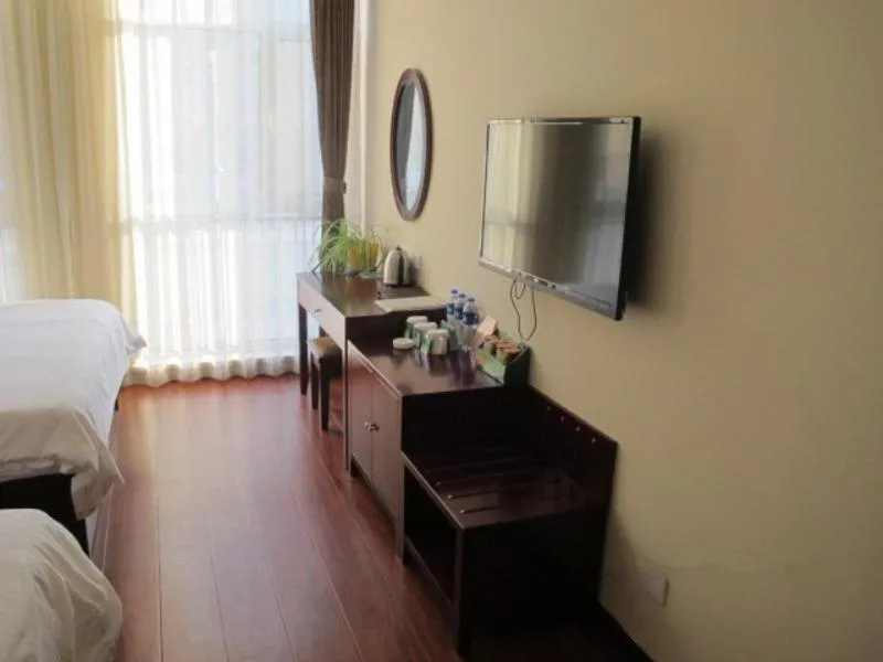 Bed in GreenTree Inn Hebei Tangshan Leting East Maoyuan Street Third Middle School Business Hotel