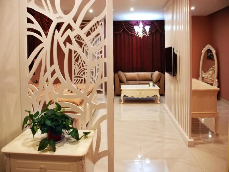 Bed in GreenTree Inn ShanDong WeiFang LinQu ZhanQian Road LuChuan Business Hotel