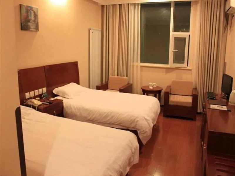 Bed in GreenTree Inn Shandong Jining Yutai Bus Terminal Express Hotel