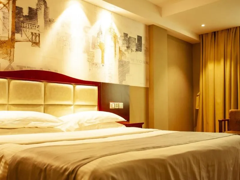 Bed in GreenTree Inn AnHui BengBu GuZhen GuYang Road Experimental Middle School Express Hotel