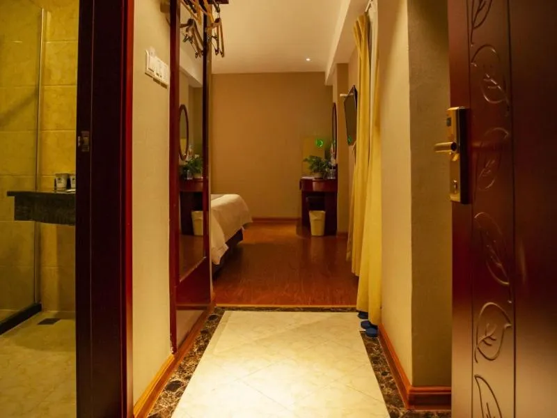 Bed in GreenTree Inn AnHui BengBu GuZhen GuYang Road Experimental Middle School Express Hotel