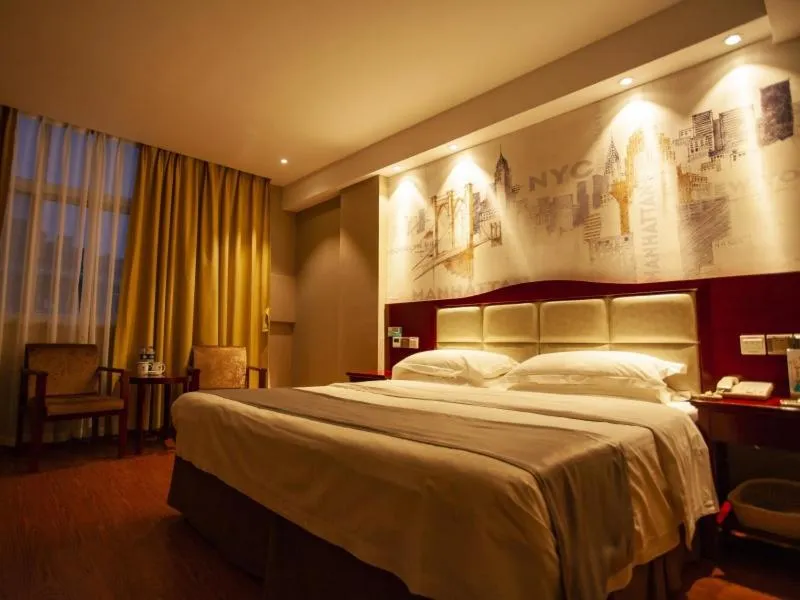 Bed in GreenTree Inn AnHui BengBu GuZhen GuYang Road Experimental Middle School Express Hotel