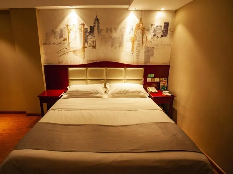 Bed in GreenTree Inn AnHui BengBu GuZhen GuYang Road Experimental Middle School Express Hotel