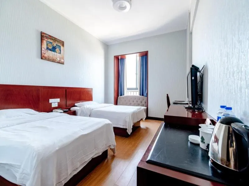 Bed in GreenTree Alliance Zhejiang Zhoushan Haitian Avenue West Donghai Road Hotel