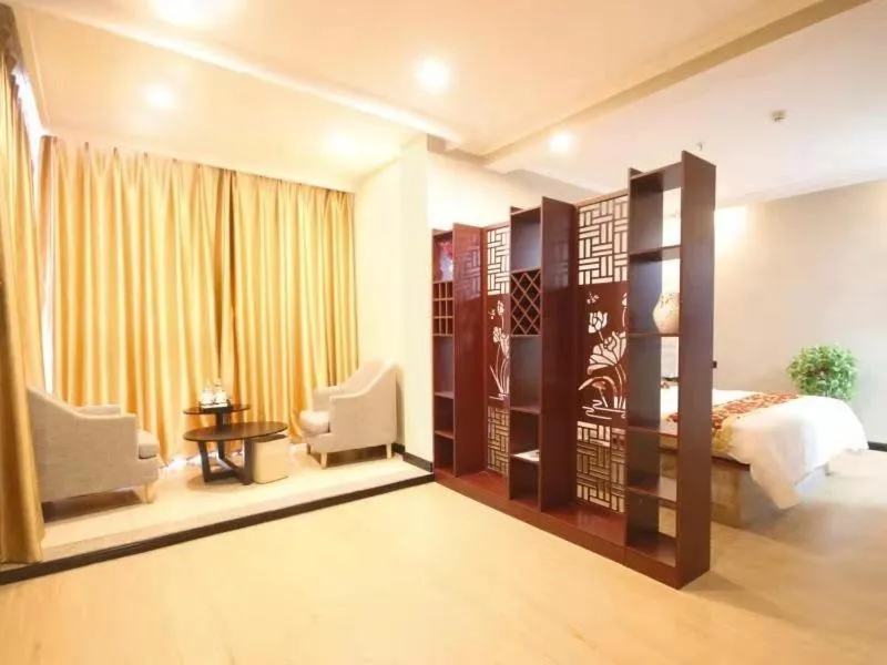 Bed in GreenTree Inn ShanDong ZaoZhuang TengZhou FuQian Road LongQuan Square Business Hotel