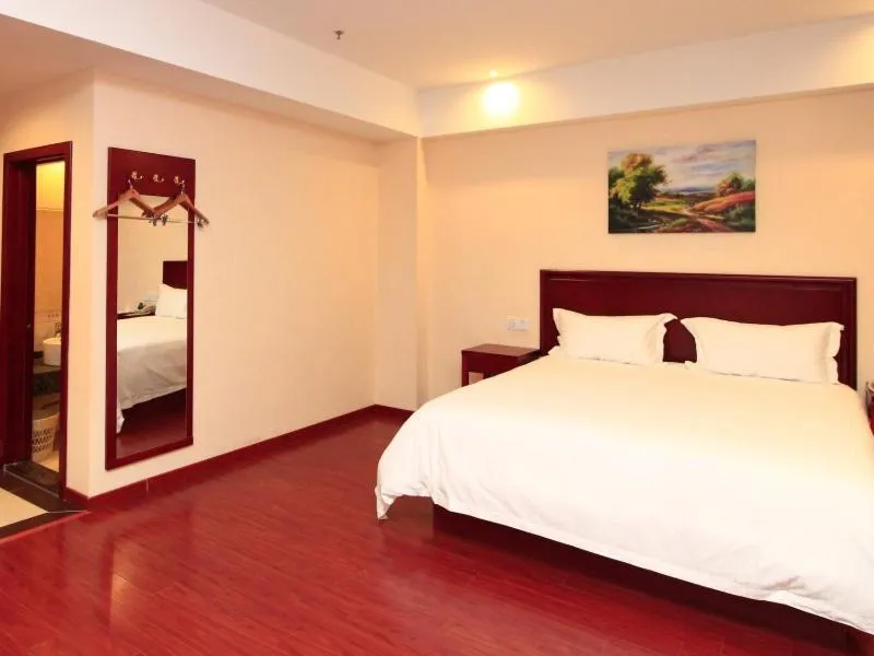 Bed in GreenTree Inn ShanDong RiZhao JuXian YinXing Avenue Middle ShanDong Road Business Hotel
