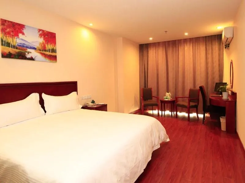 Bed in GreenTree Inn ShanDong RiZhao JuXian YinXing Avenue Middle ShanDong Road Business Hotel
