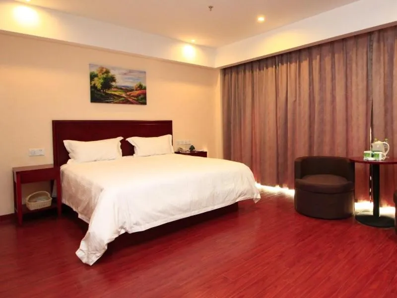 Bed in GreenTree Inn ShanDong RiZhao JuXian YinXing Avenue Middle ShanDong Road Business Hotel