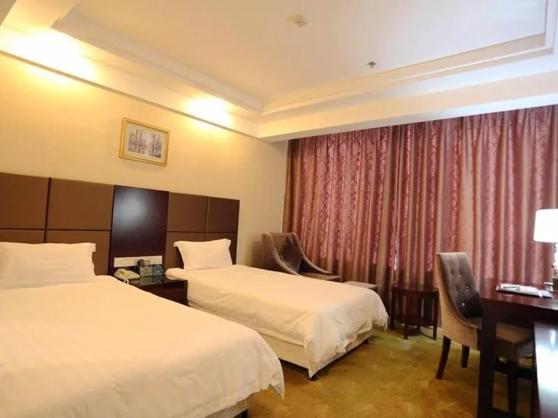 Bed in GreenTree Inn ShanDong RiZhao ShanHaiTian Holiday Resort Business Hotel