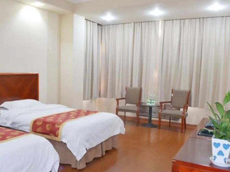 Bed in GreenTree Inn ShanDong LaiWu West LaiWu Road Express Hotel